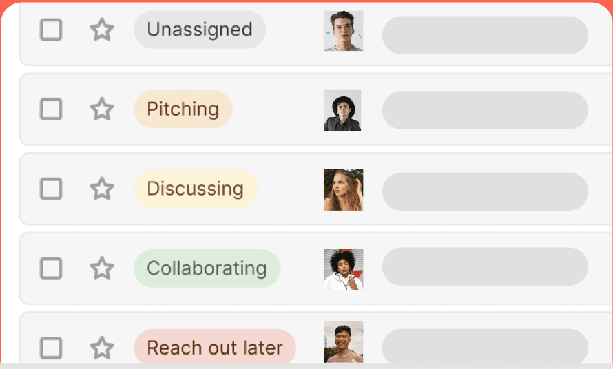 Email Management List